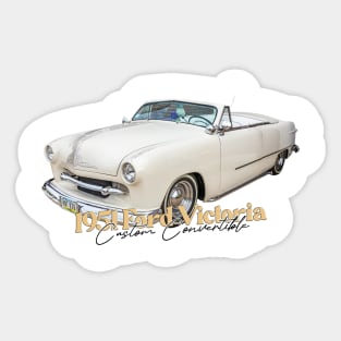 1951 Ford Victoria Custom Convertible Sticker